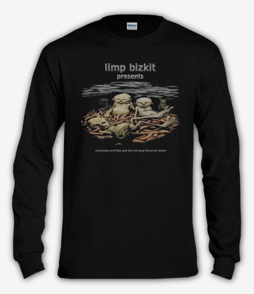 Polera manga larga Negro de Limp Bizkit Chocolate 