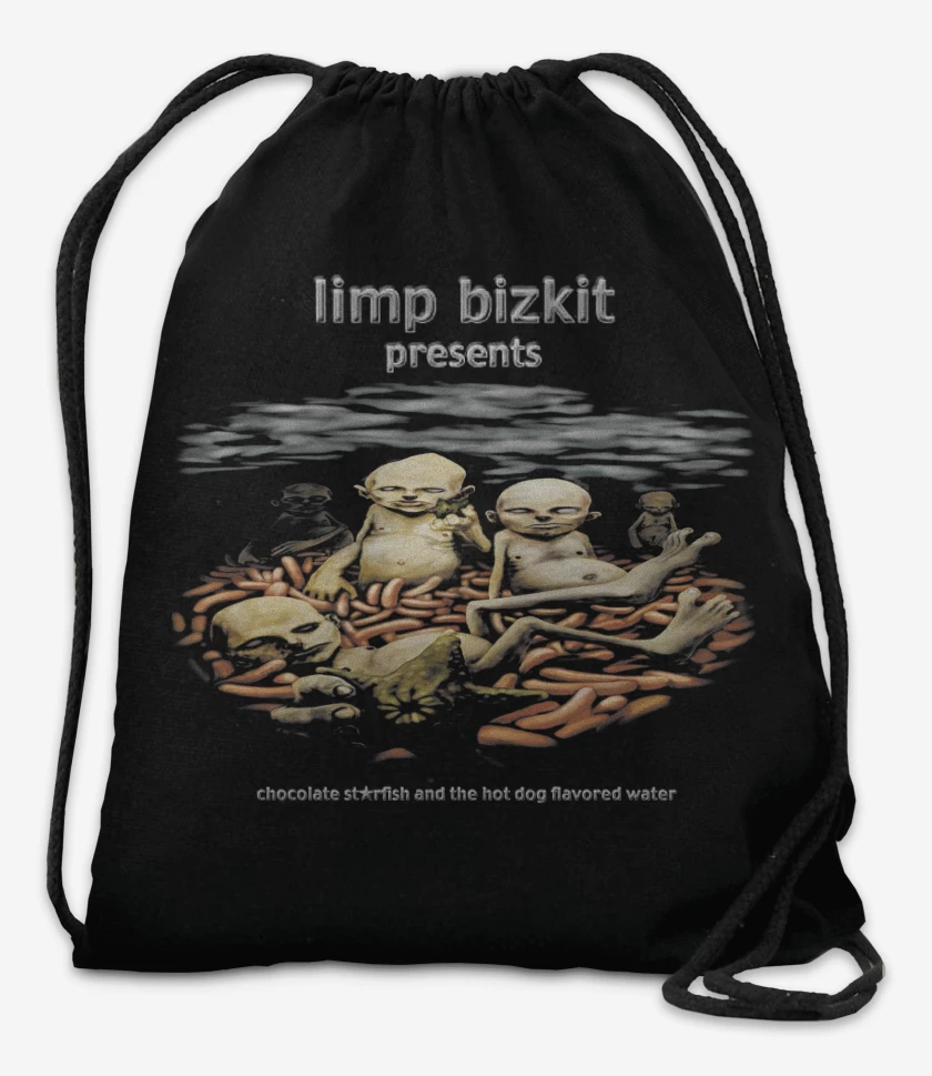 Mochila Negro de Limp Bizkit Chocolate 