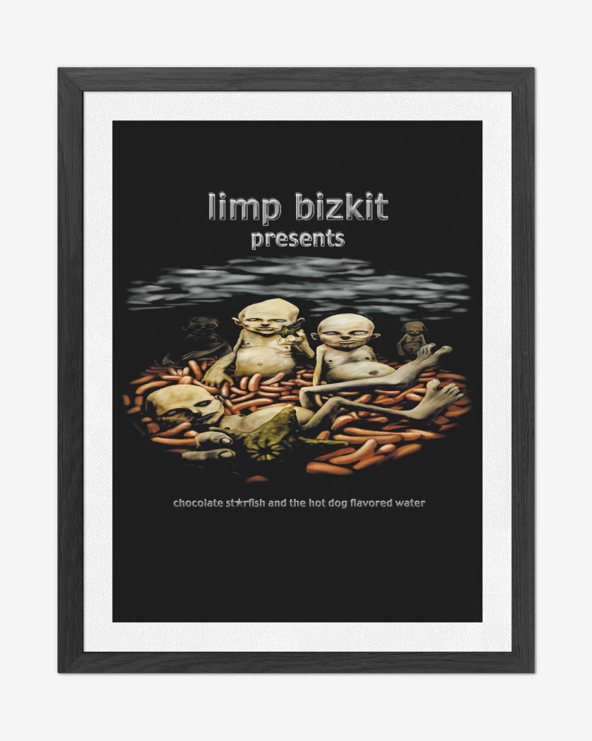 Cuadro decorativo Negro de Limp Bizkit Chocolate 