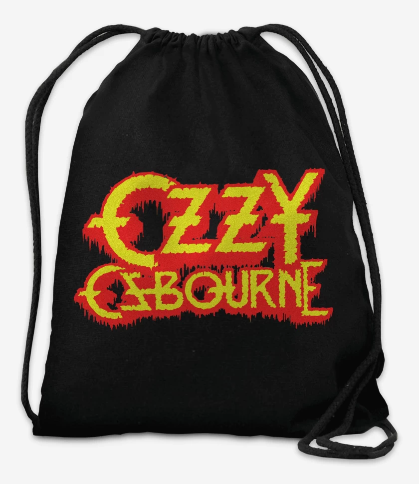 Mochila Negro de Ozzy Osbourne Logo
