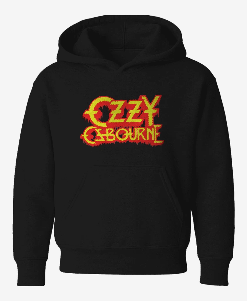 Poleron de niño Negro de Ozzy Osbourne Logo