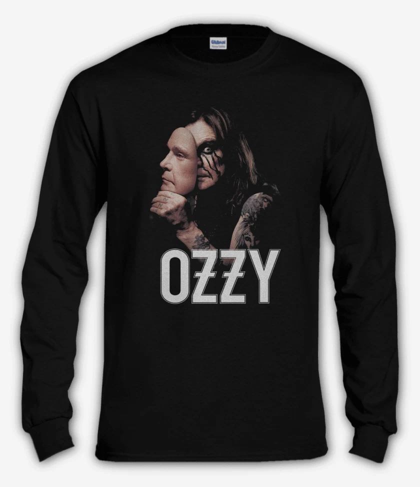 Polera manga larga Negro de Ozzy Osbourne Ozzy