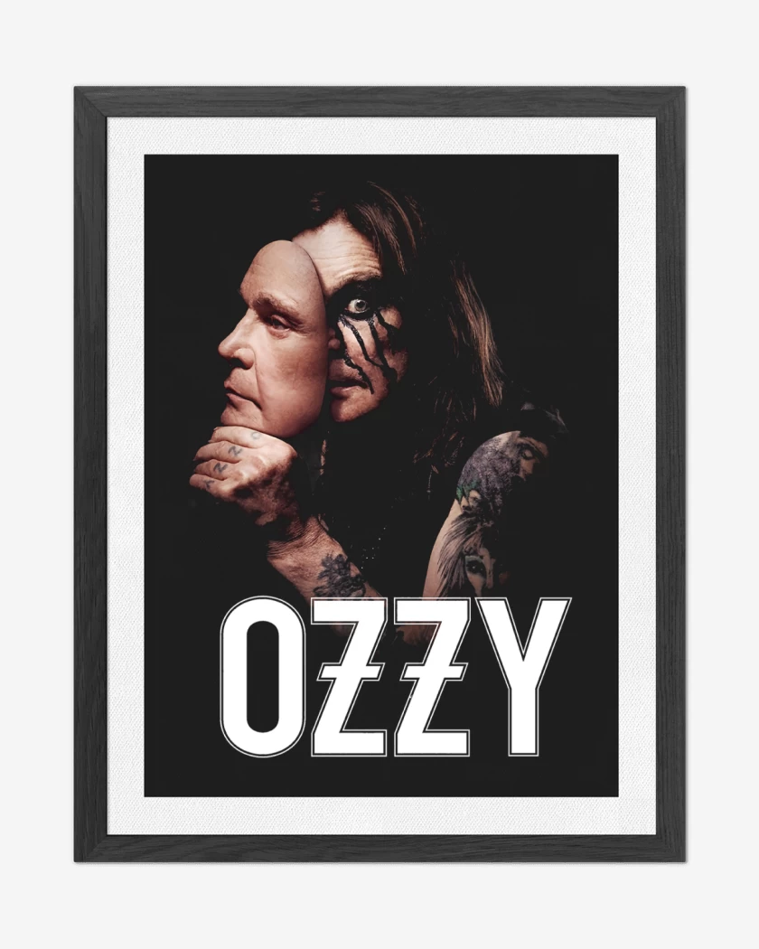 Cuadro decorativo Negro de Ozzy Osbourne Ozzy