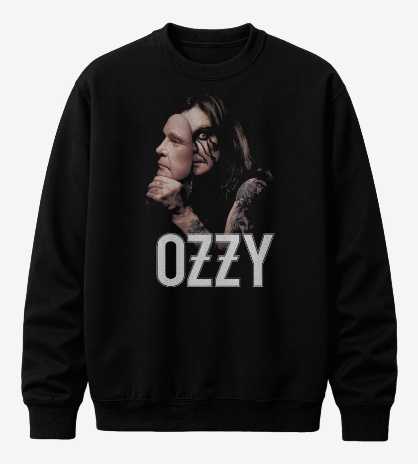 Poleron polo Negro de Ozzy Osbourne Ozzy