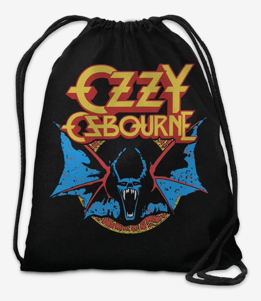 Mochila Negro de Ozzy Osbourne Murcielágo