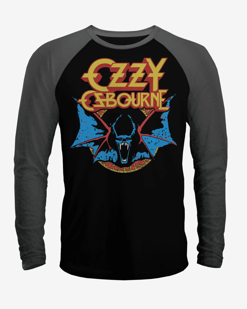 Polera Raglan Ozzy Osbourne Murcielágo