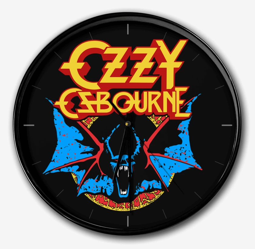 Reloj Negro de Ozzy Osbourne Murcielágo
