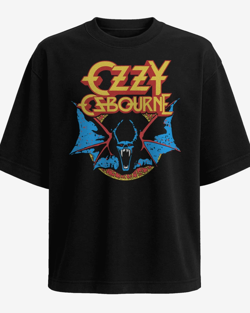 Polera Oversize Ozzy Osbourne Murcielágo