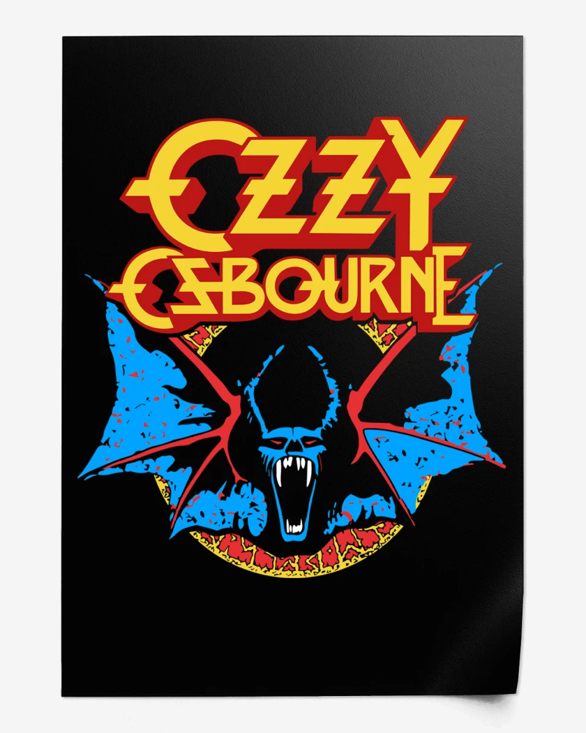 Print Ozzy Osbourne Murcielágo