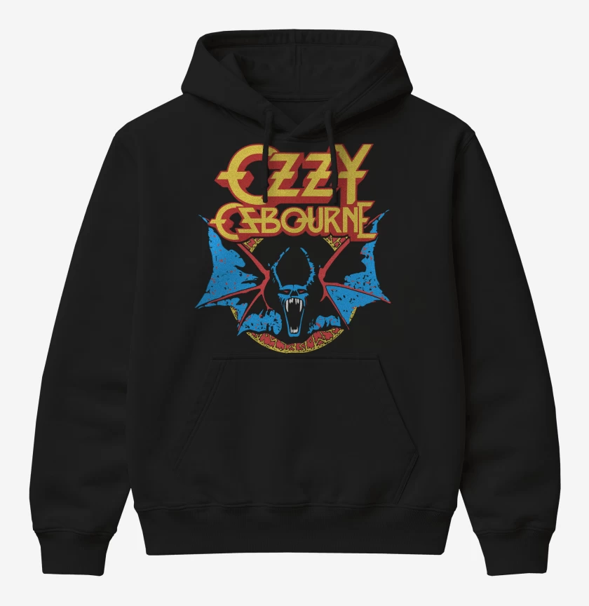 Poleron Canguro básico Ozzy Osbourne Murcielágo