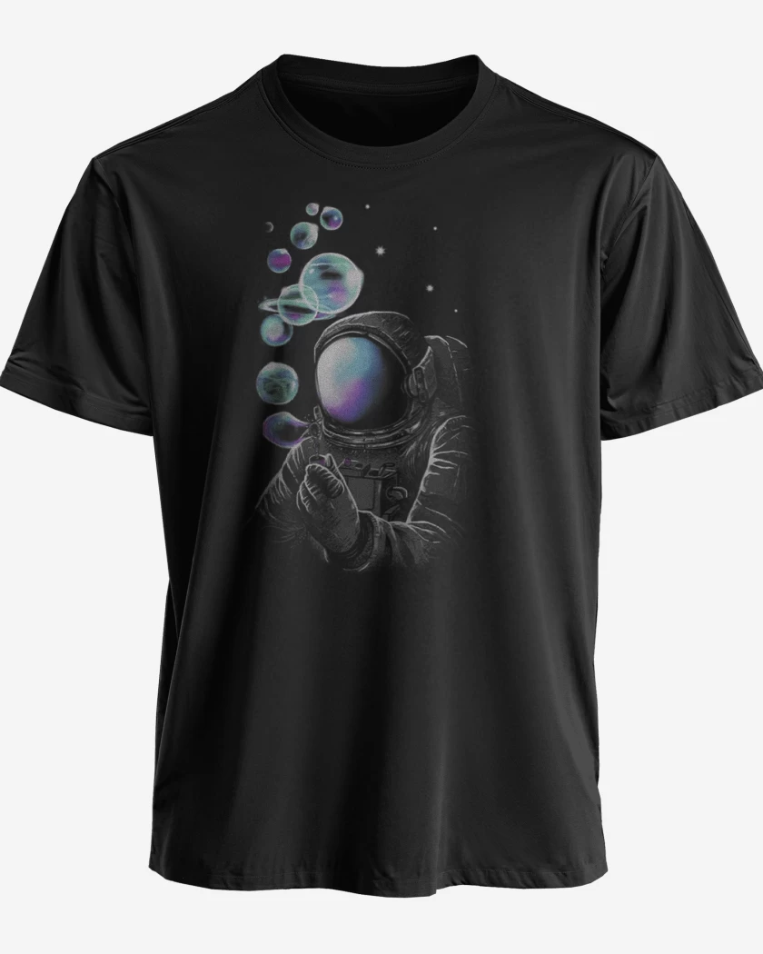 Polera Negro de Astronauta 6