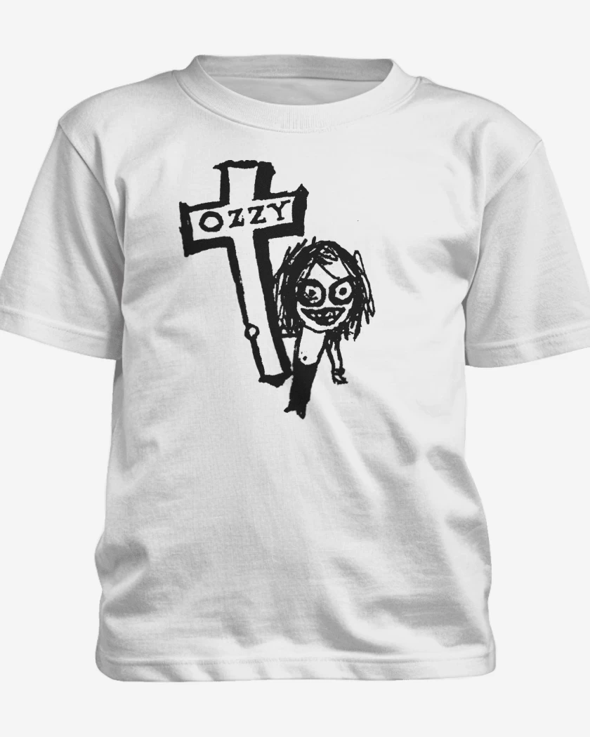 Polera de niño Blanco de Ozzy Osbourne Cross