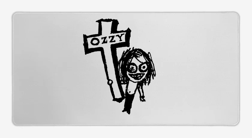 Mouse pad Gamer Ozzy Osbourne Cross