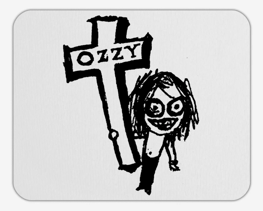 Mousepad Ozzy Osbourne Cross