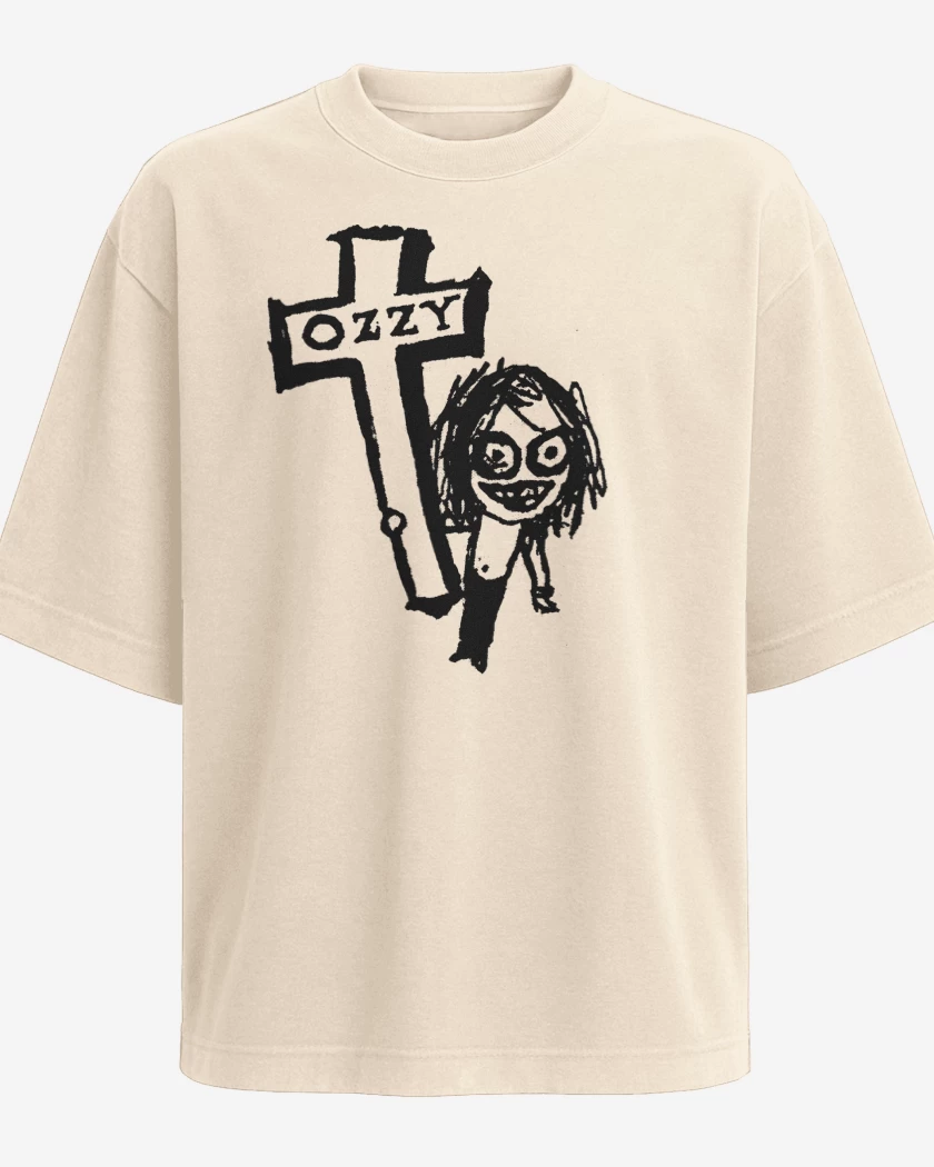 Polera Oversize Ozzy Osbourne Cross