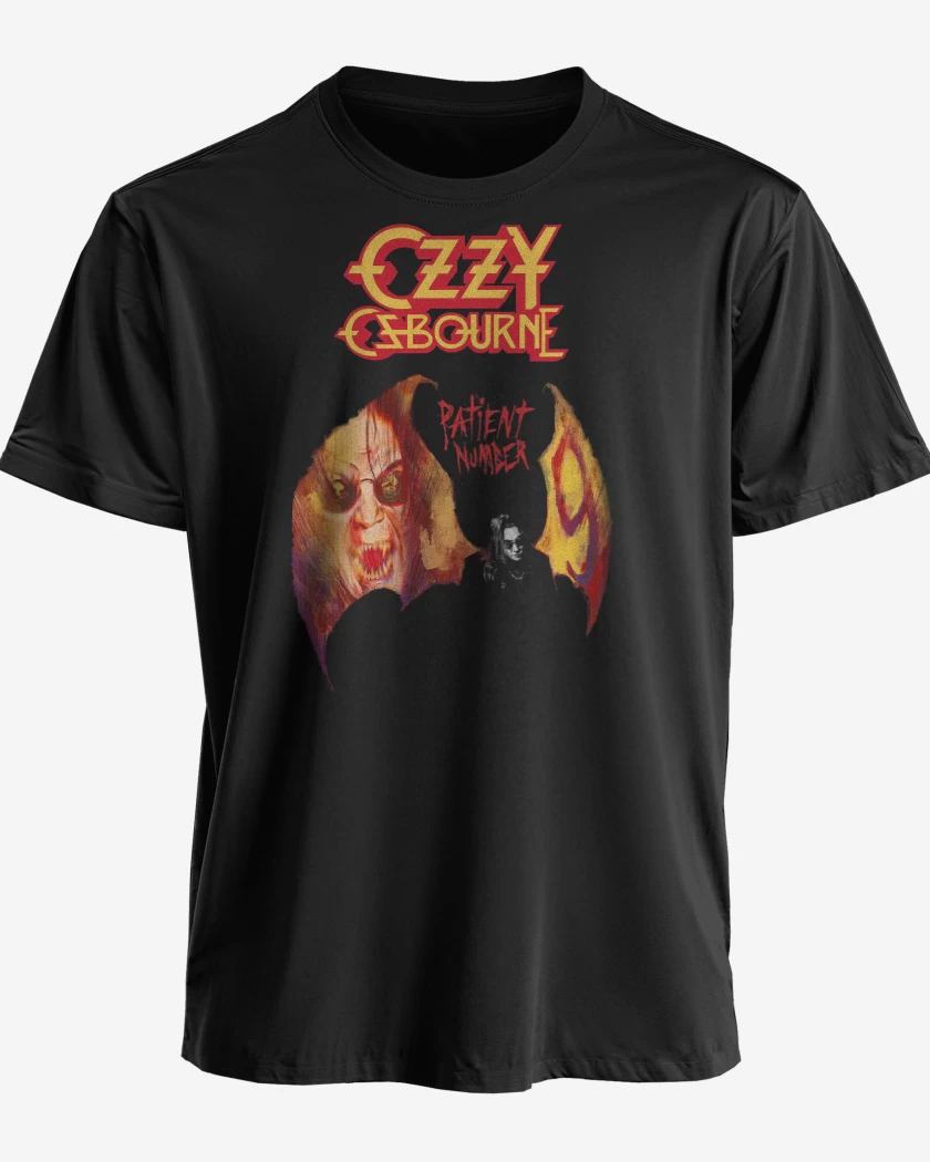 Polera premium Negro de Ozzy Osbourne Patient Number 9