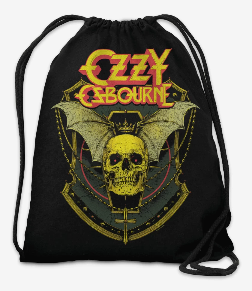 Mochila Negro de Ozzy Osbourne Skull