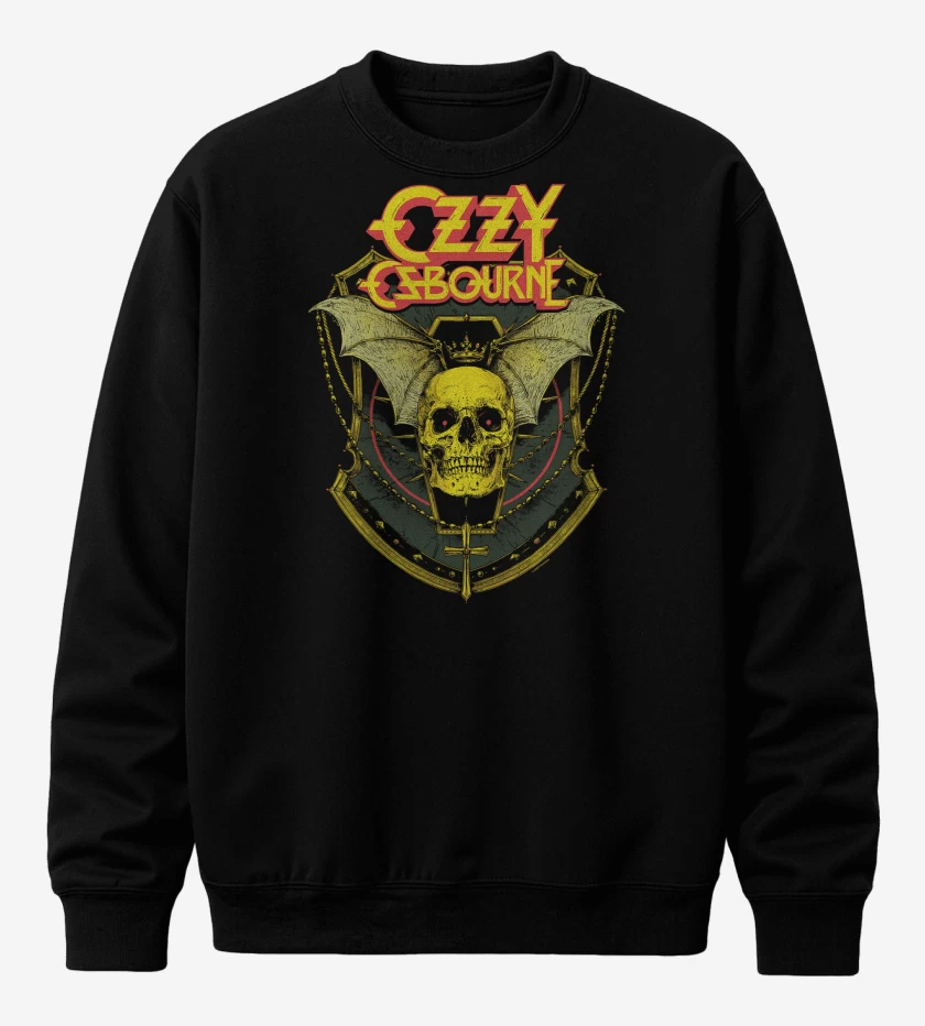Poleron polo Ozzy Osbourne Skull