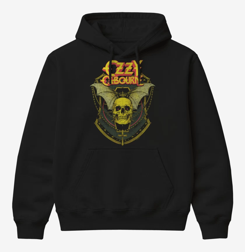 Poleron Canguro básico Ozzy Osbourne Skull