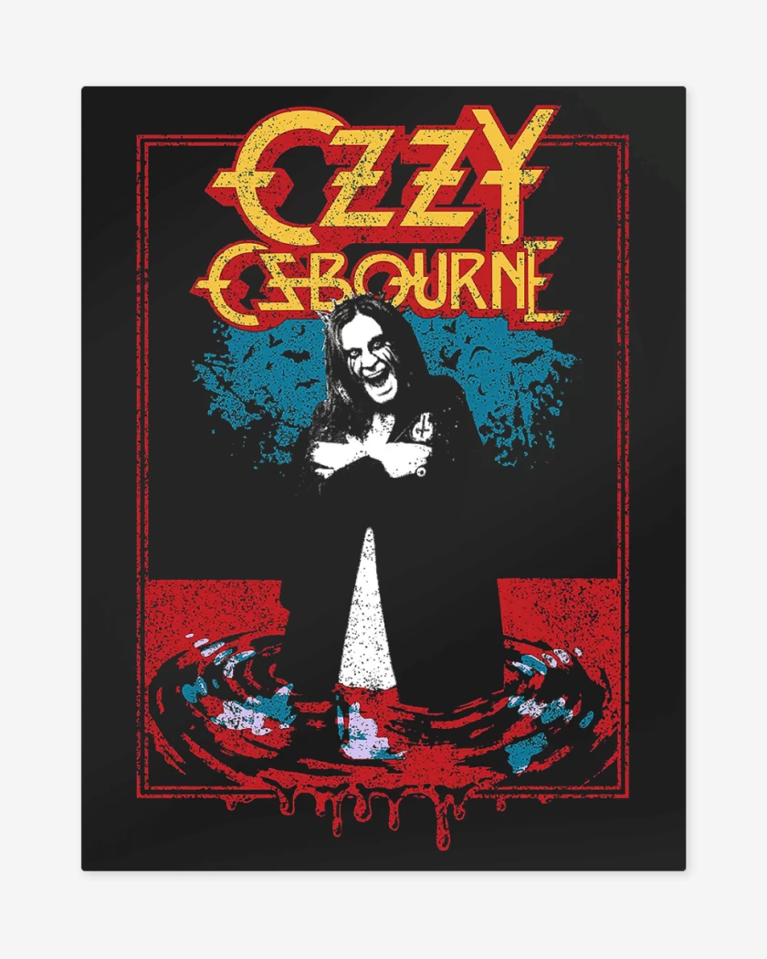 Print metalico Ozzy Osbourne Prince of Darkness