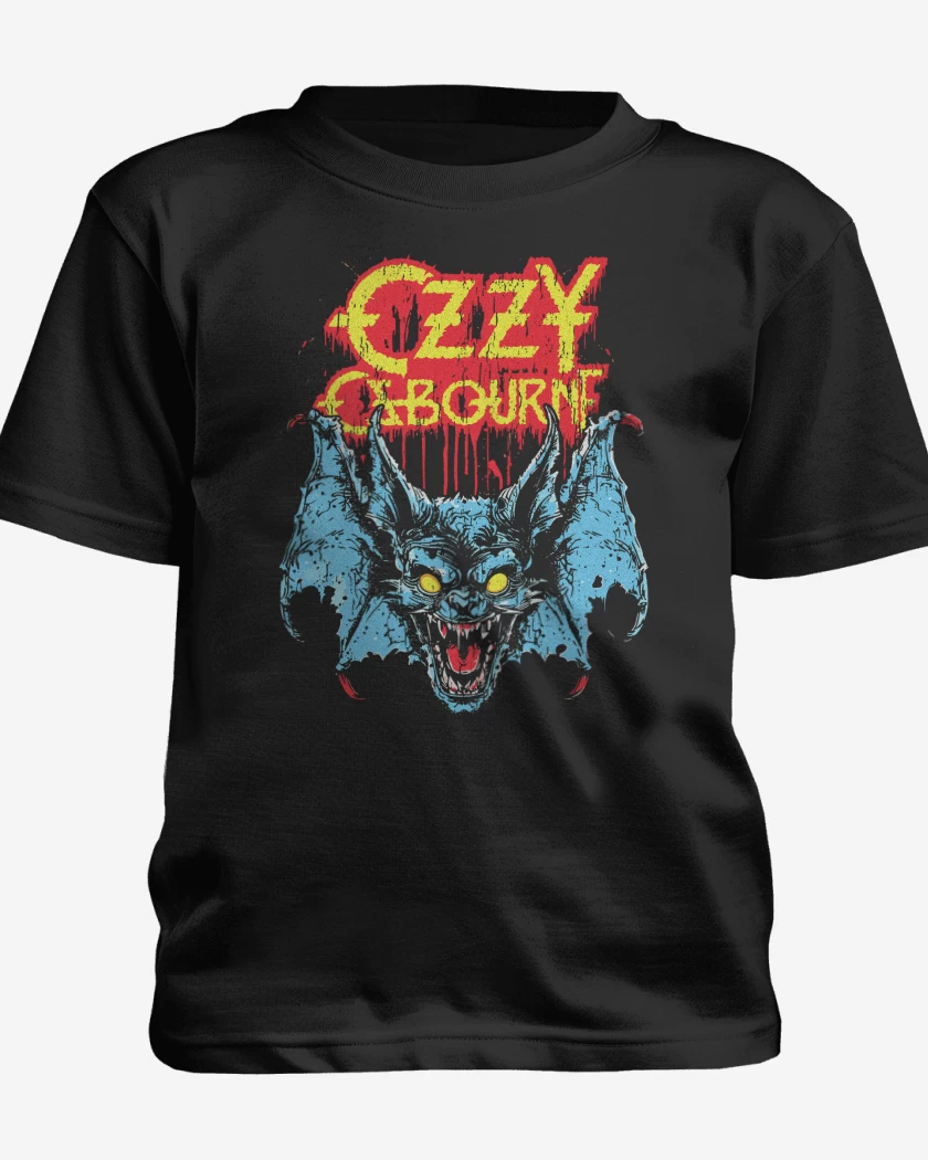 Polera de niño Negro de Ozzy Osbourne Rabid Bat