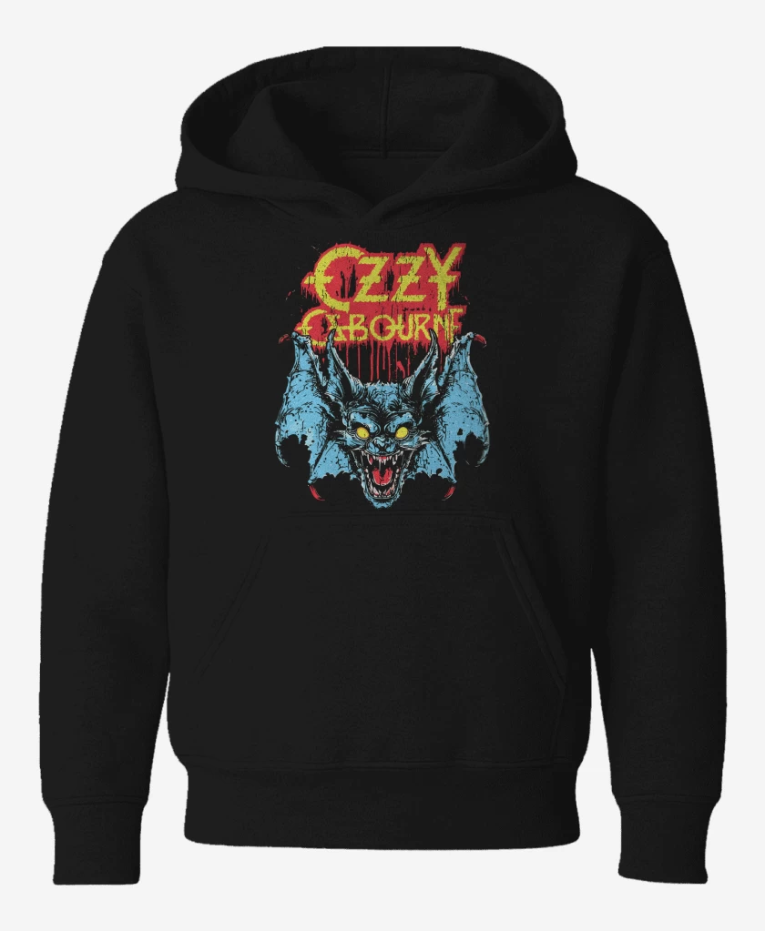 Poleron de niño Negro de Ozzy Osbourne Rabid Bat