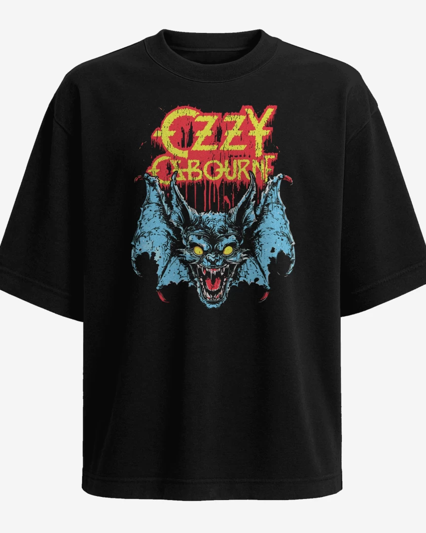 Polera Oversize Ozzy Osbourne Rabid Bat