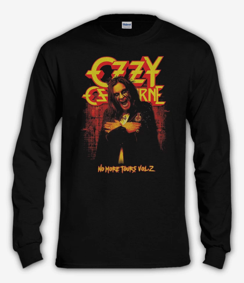 Polera manga larga Ozzy Osbourne No More Tours V2