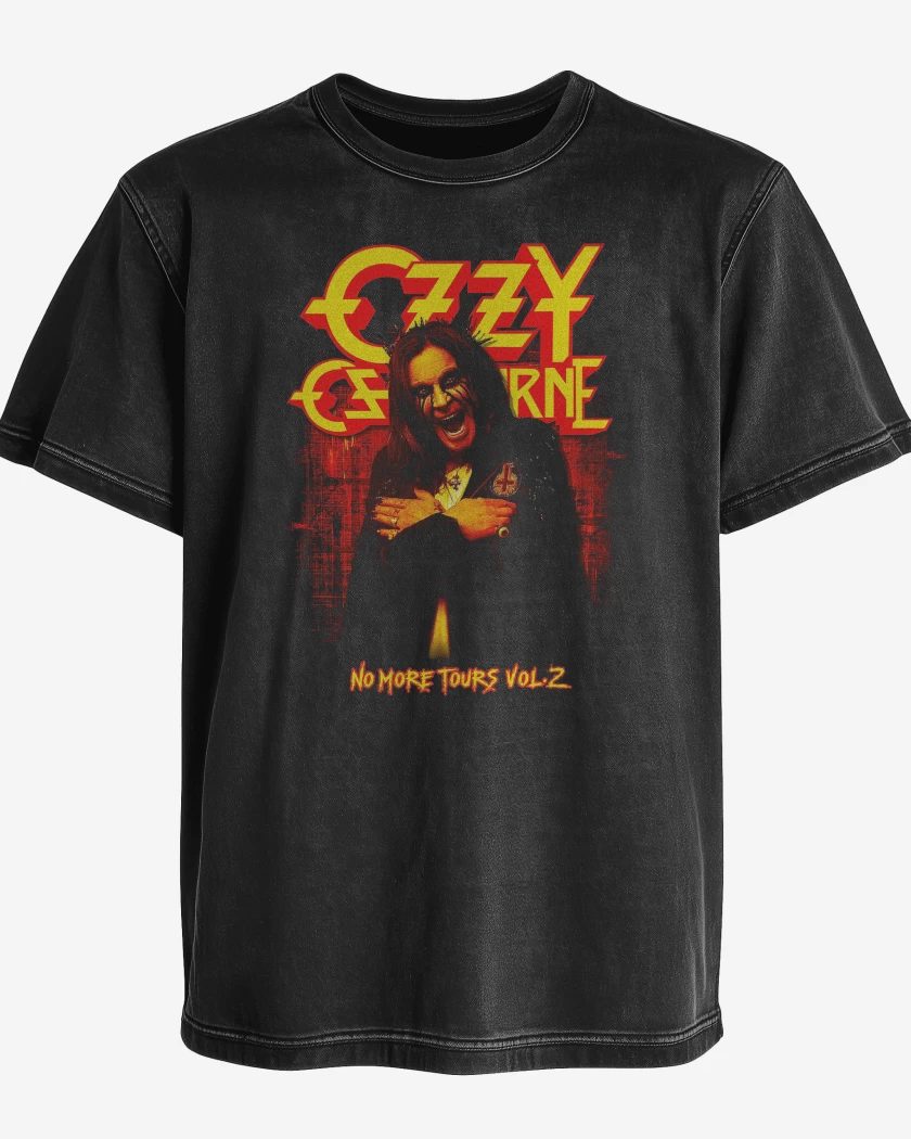 Polera desgastada Ozzy Osbourne No More Tours V2