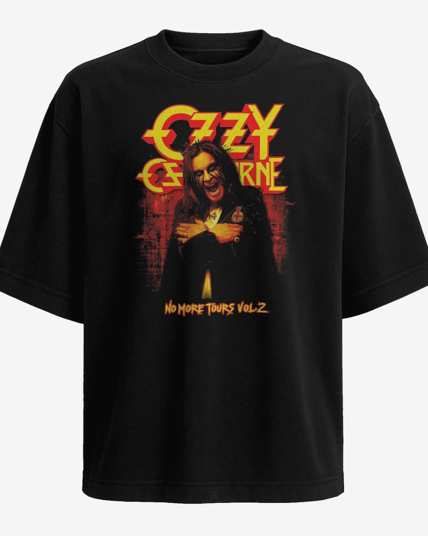 Polera Oversize Ozzy Osbourne No More Tours V2