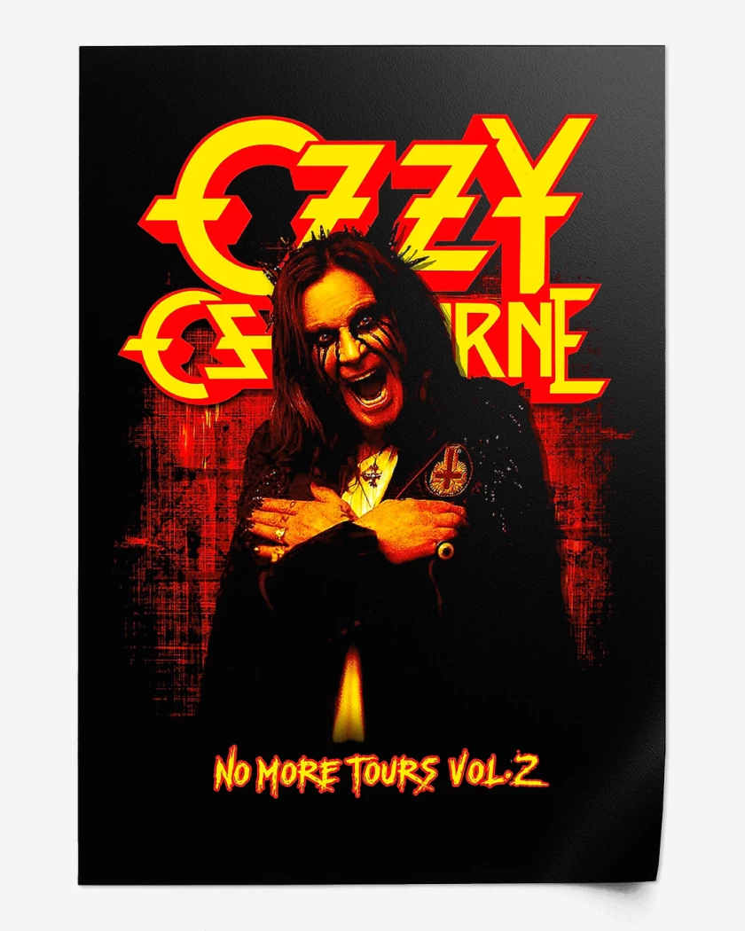 Print Ozzy Osbourne No More Tours V2