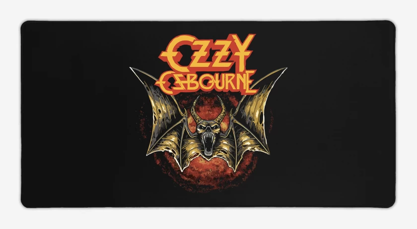 Mouse pad Gamer Ozzy Osbourne Logo Murcielago