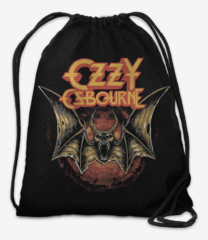 Mochila Ozzy Osbourne Logo Murcielago