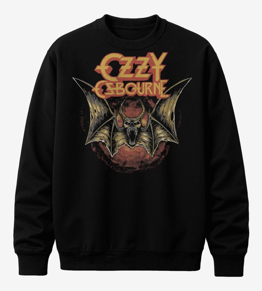 Poleron polo Ozzy Osbourne Logo Murcielago
