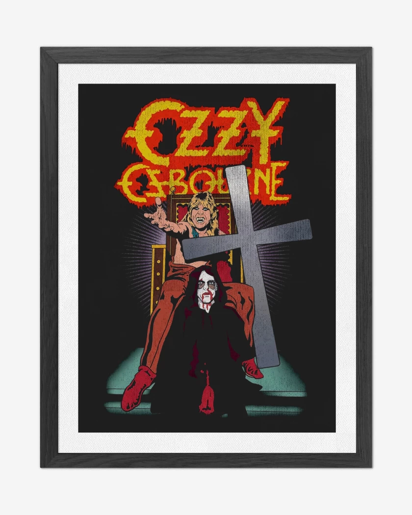Cuadro decorativo Negro de Ozzy Osbourne Possession