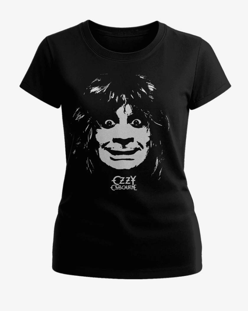 Polera de Mujer Negro de Ozzy Osbourne Madman