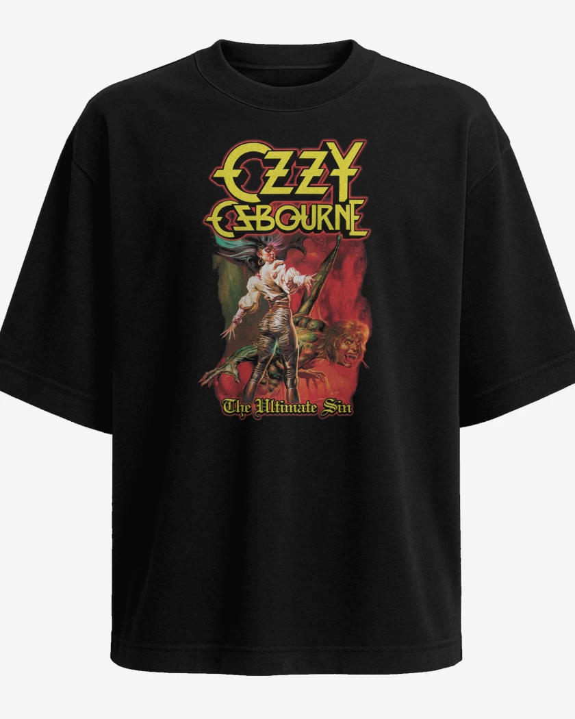 Polera Oversize Ozzy Osbourne The Ultimate Sin
