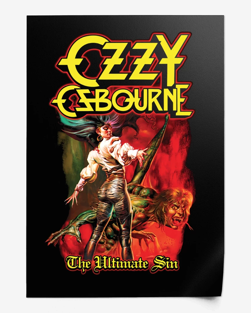 Print Ozzy Osbourne The Ultimate Sin