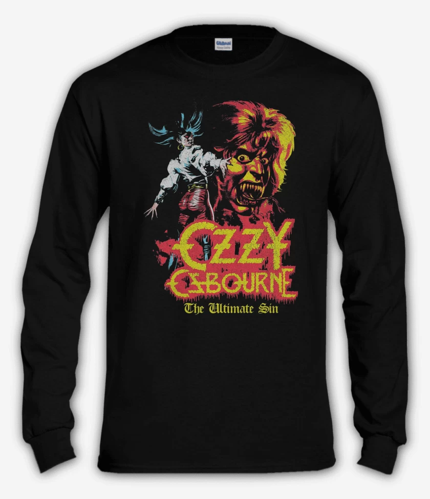 Polera manga larga Negro de Ozzy Osbourne The Ultimate