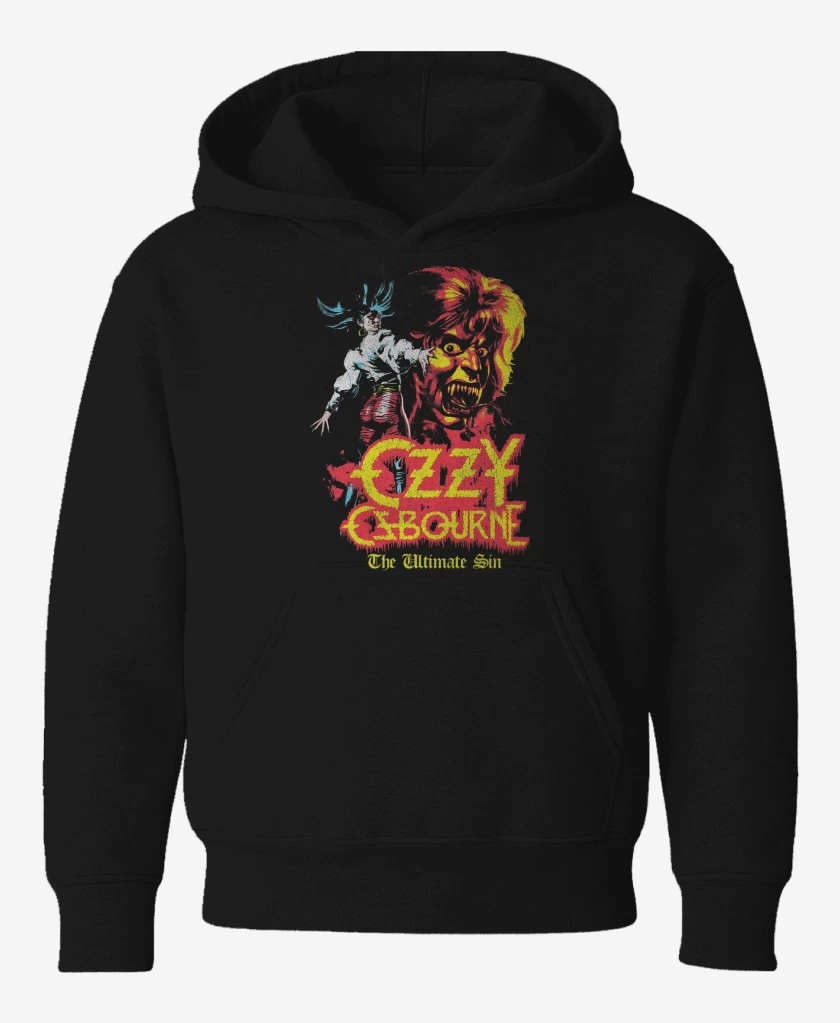 Poleron de niño Negro de Ozzy Osbourne The Ultimate