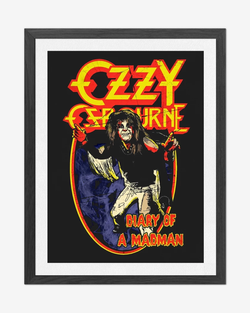 Cuadro decorativo Ozzy Osbourne Diario de un Loco