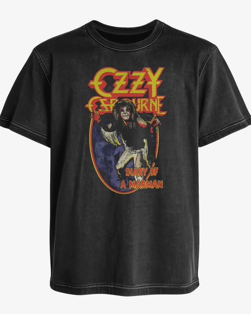 Polera desgastada Ozzy Osbourne Diario de un Loco