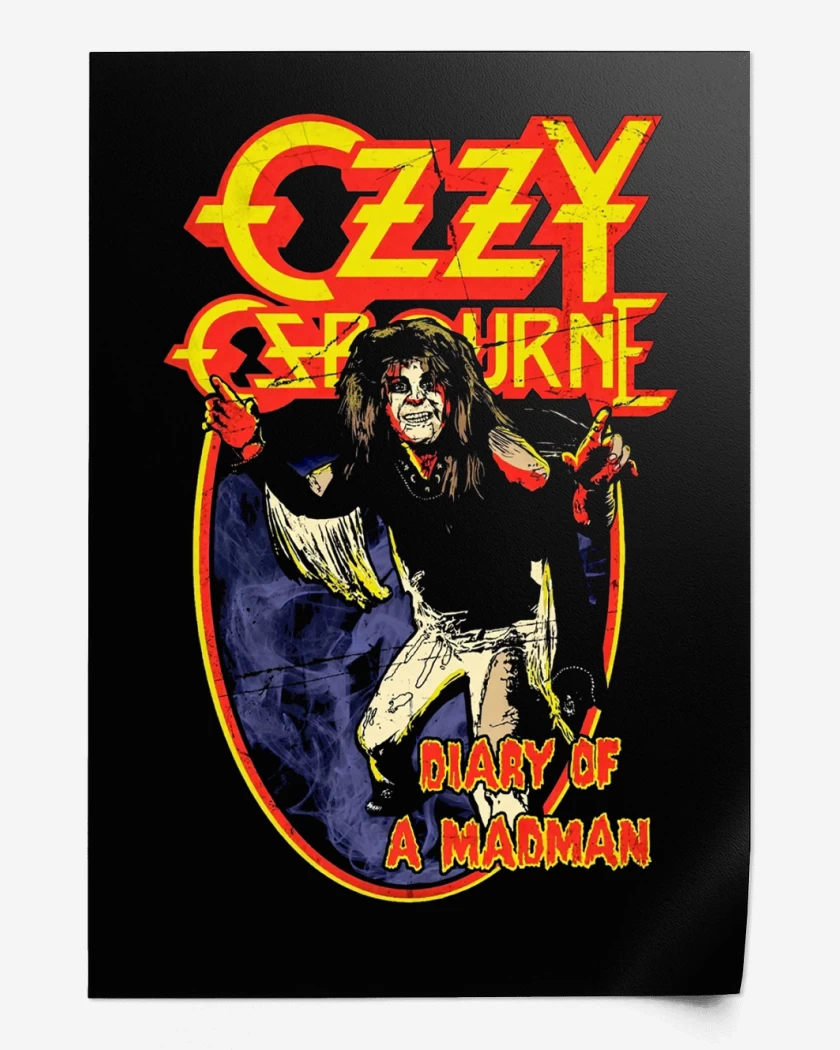 Print Ozzy Osbourne Diario de un Loco