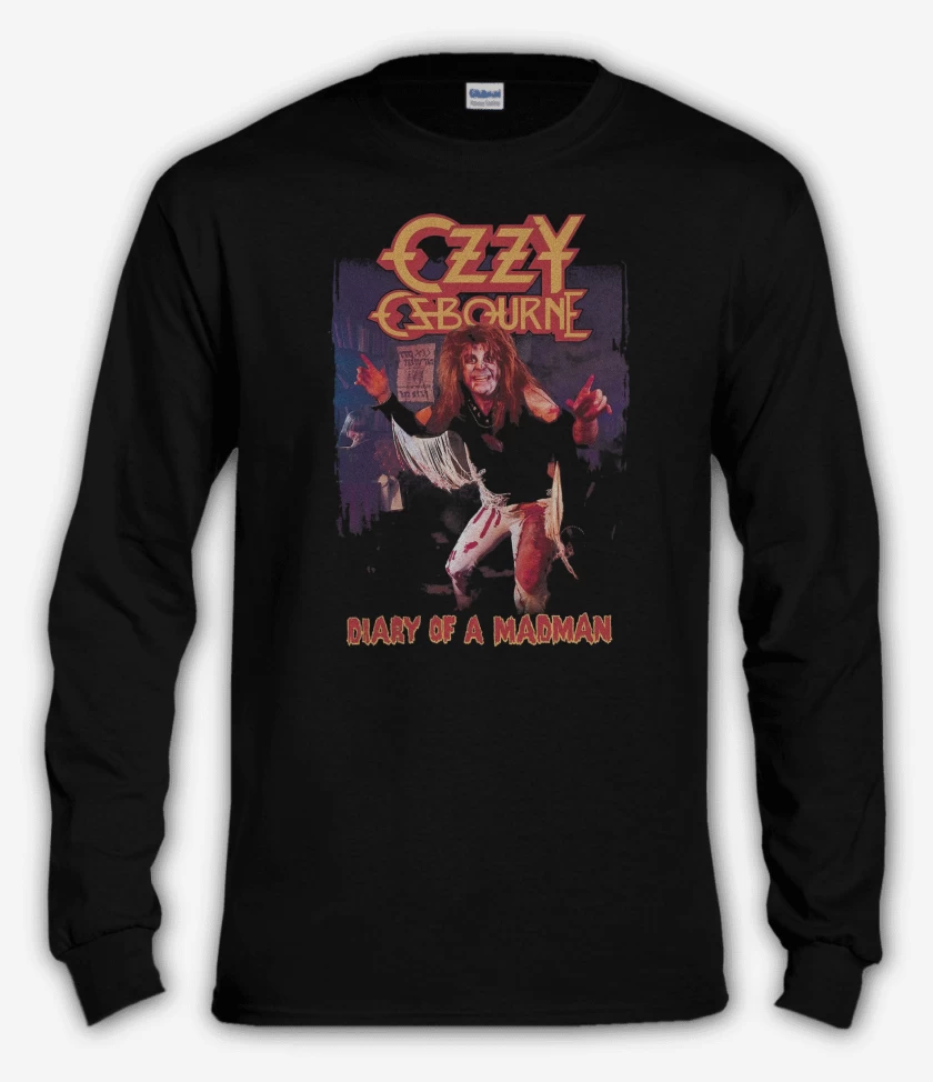 Polera manga larga Ozzy Osbourne Diary Of A Madman
