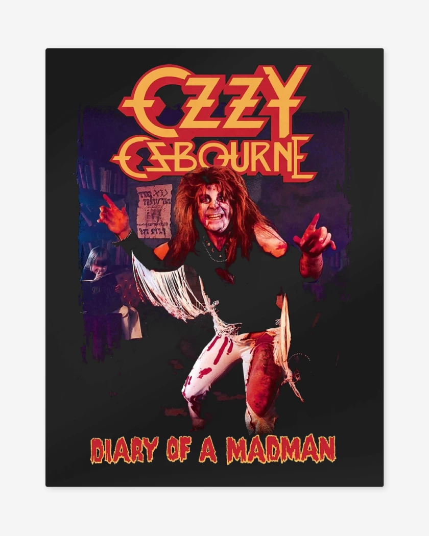 Print metalico Ozzy Osbourne Diary Of A Madman