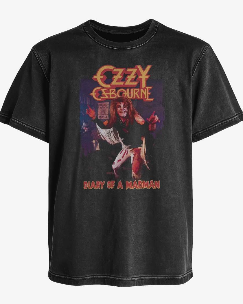 Polera desgastada Ozzy Osbourne Diary Of A Madman