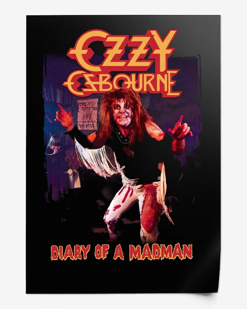 Print Ozzy Osbourne Diary Of A Madman