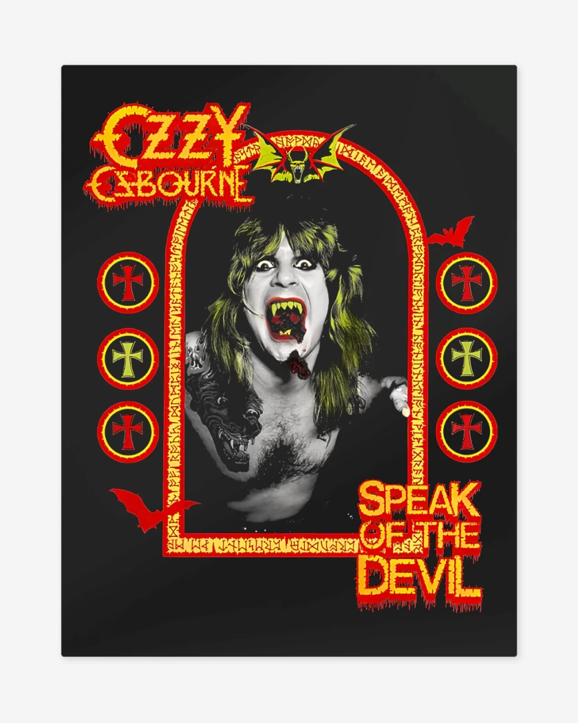 Print metalico Ozzy Osbourne Speak of the Devil