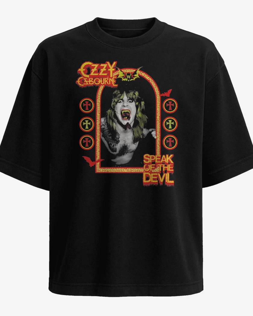 Polera Oversize Ozzy Osbourne Speak of the Devil