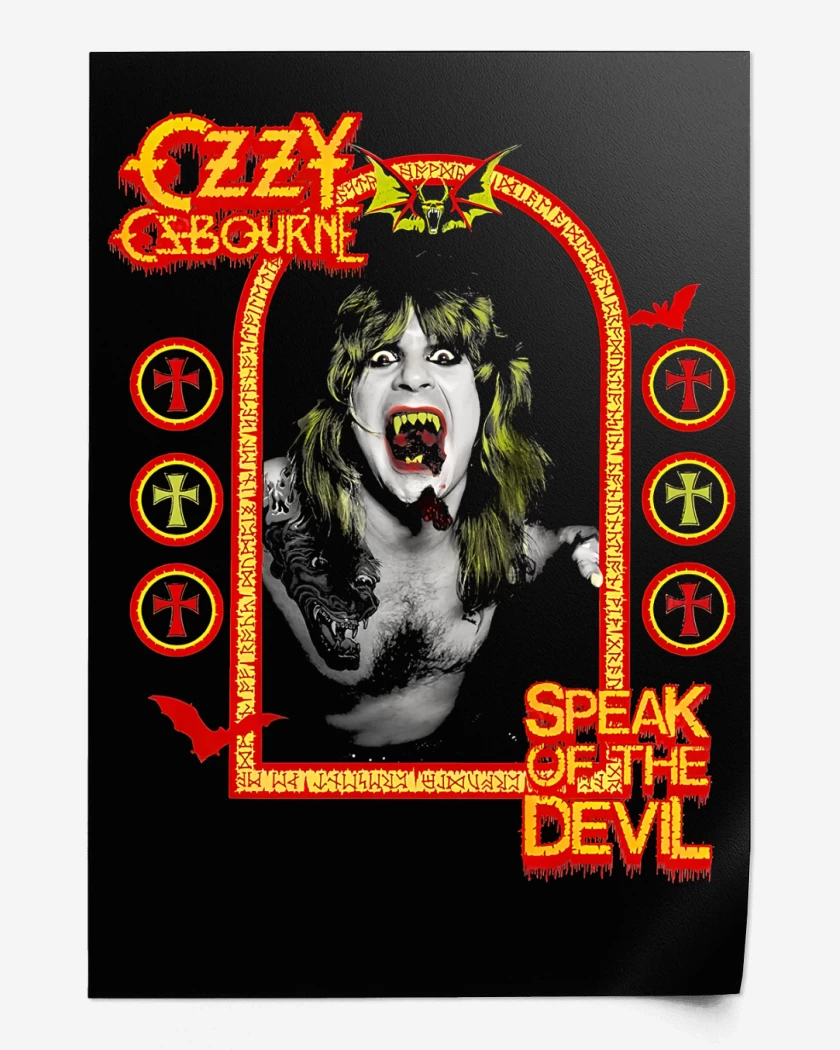 Print Ozzy Osbourne Speak of the Devil